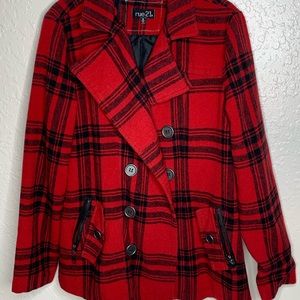 Plain Peacoat